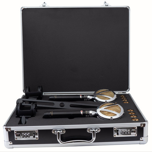 V1S+LOLLI gen2 FET Stereo Pencil Condenser Kit- BLK