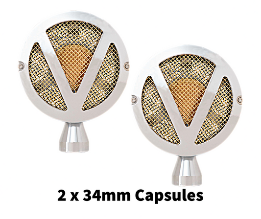 V1S+LOLLI gen2 FET Stereo Pencil Condenser Kit- BLK