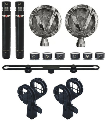 V1S+LOLLI gen2 FET Stereo Pencil Condenser Kit- BLK