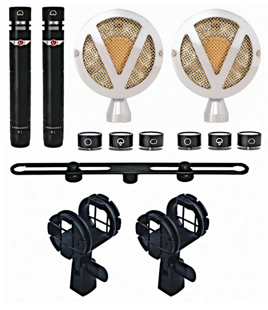 V1S+LOLLI gen2 FET Stereo Pencil Condenser Kit- BLK